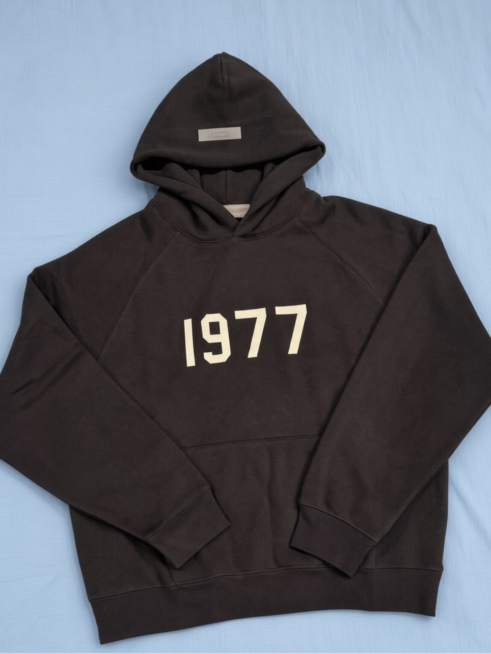Essentials 1977 Black Hoodie Size S-L
